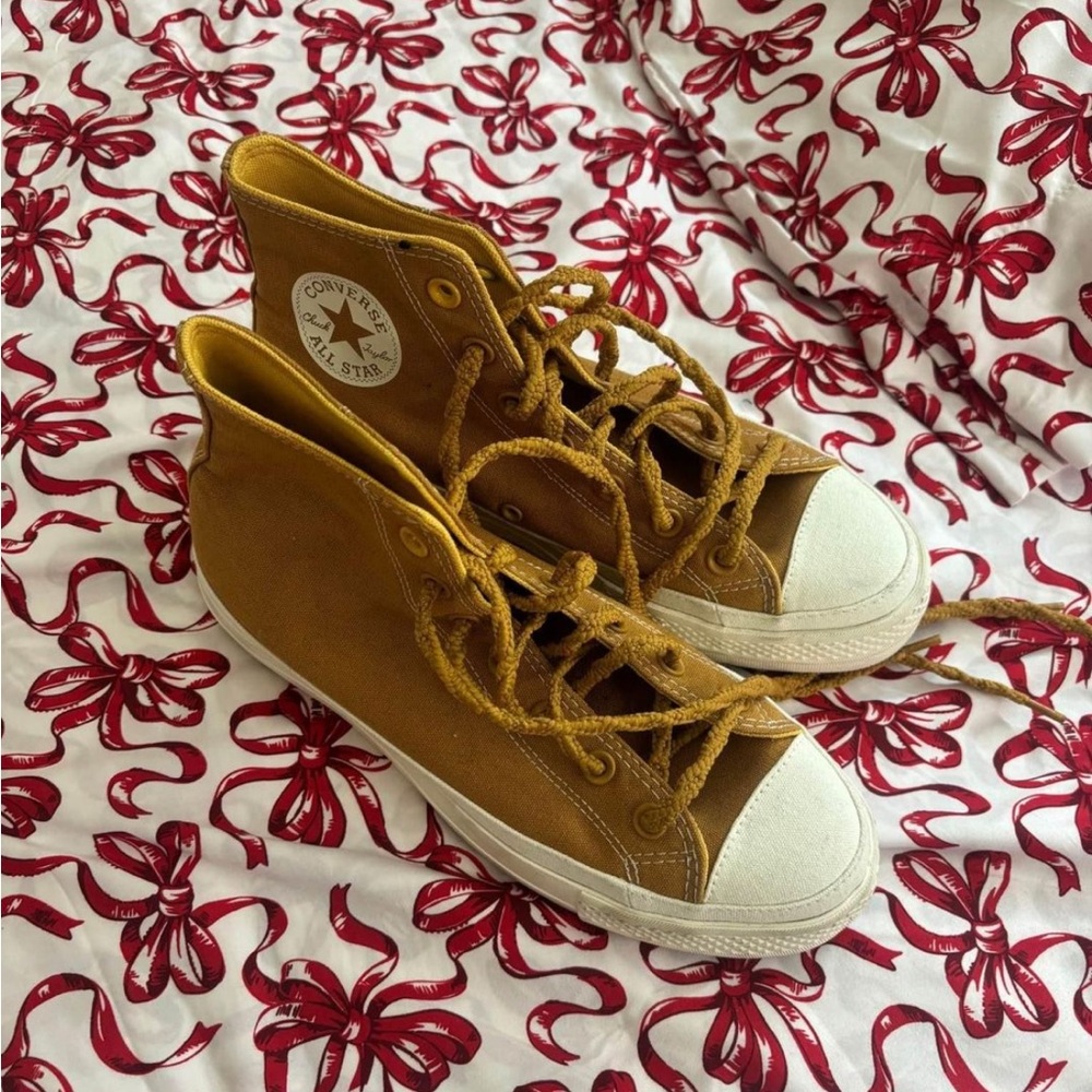 Mustard Women’s Converse High Tops